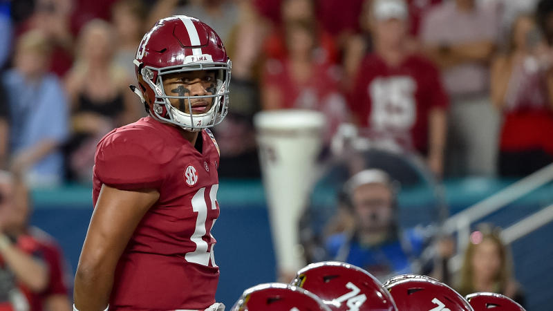 Alabama quarterback Tua Tagovailoa