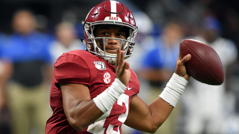 Alabama quarterback Tua Tagovailoa