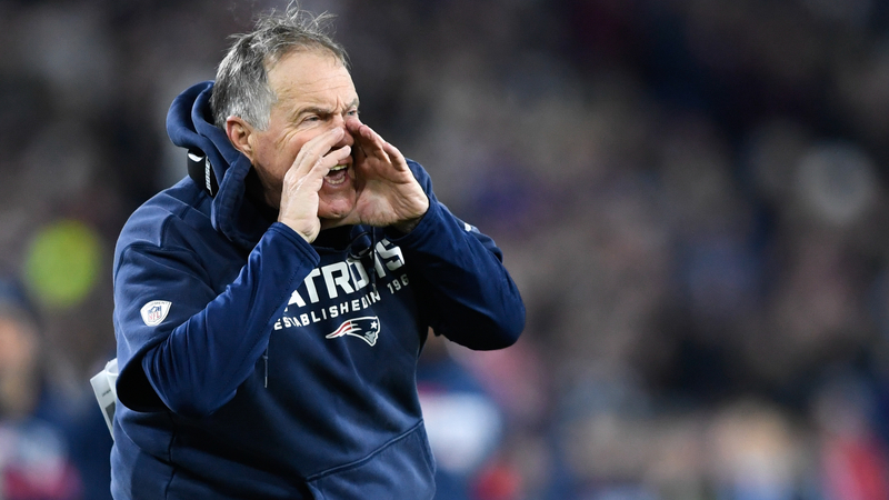 New England Patriots coach Bill Belichick