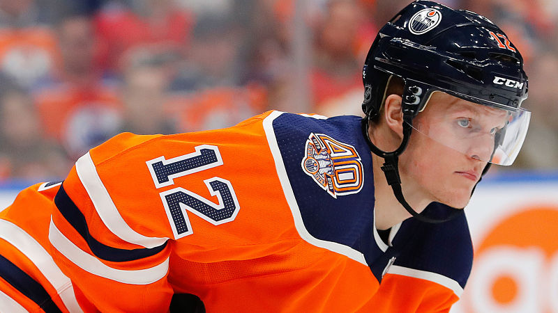 Edmonton Oilers player Colby Cave
