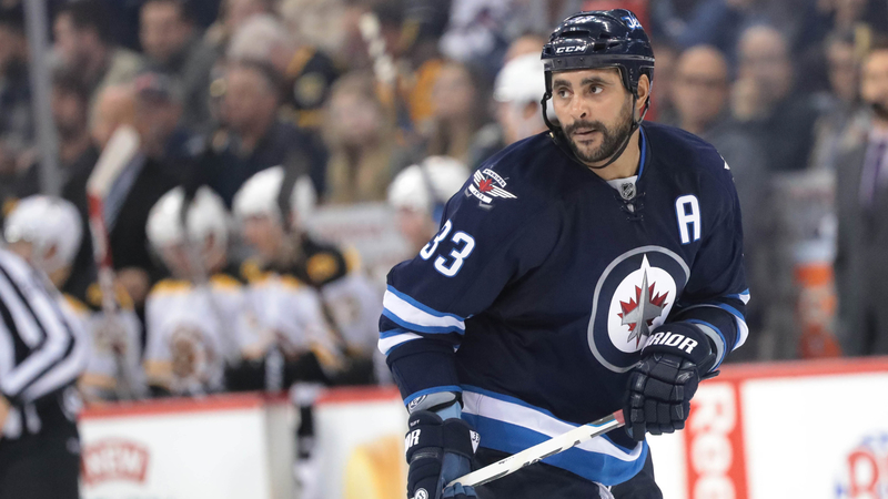 Winnipeg Jets defenseman Dustin Byfuglien