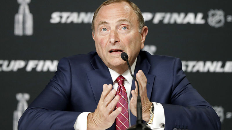 NHL commissioner Gary Bettman