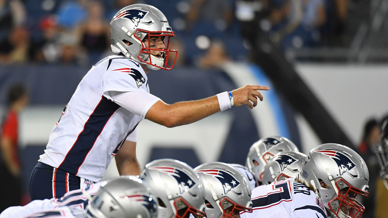 New England Patriots quarterback Jarrett Stidham