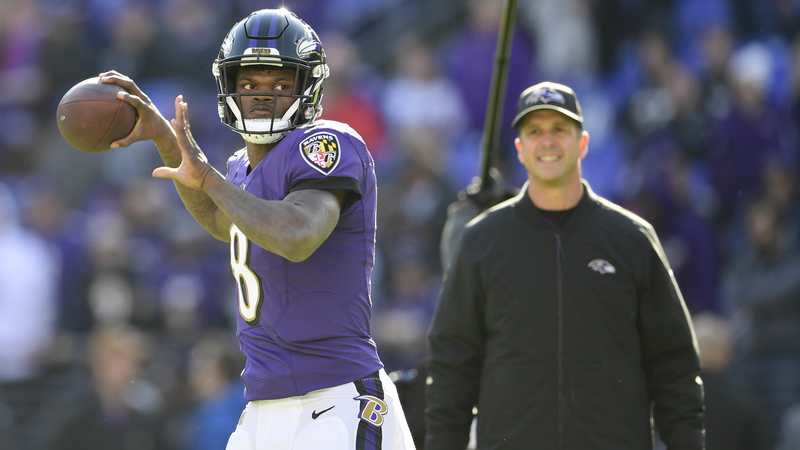 Baltimore Ravens quarterback Lamar Jackson