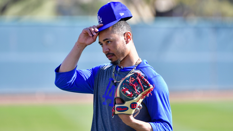 Los Angeles Dodgers outfielder Mookie Betts