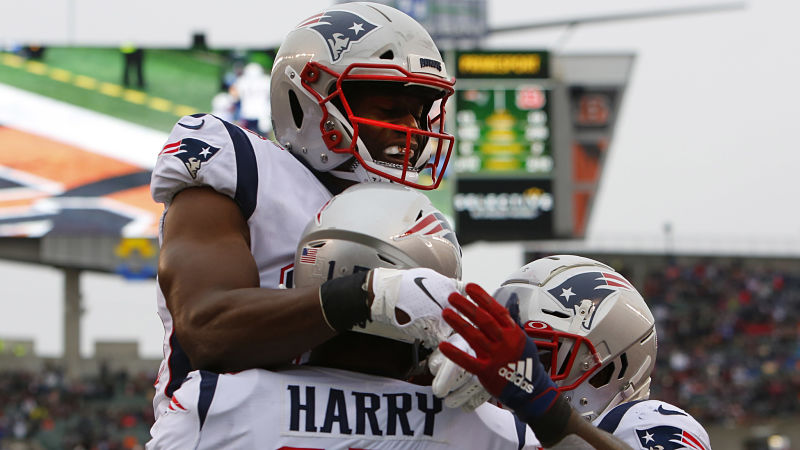 Former New England Patriots tight end Benjamin Watson and wide receiver N'Keal Harry