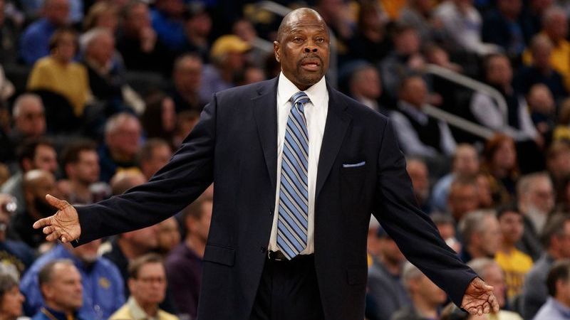 Georgetown men's basketball coach Patrick Ewing