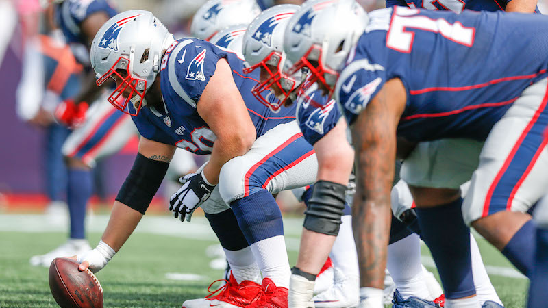 Patriots offensive line