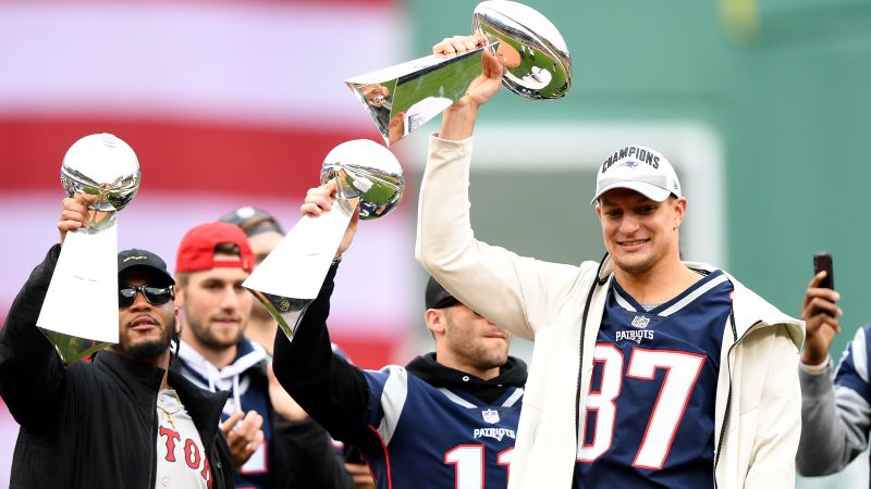 New England Patriots' Rob Gronkowski