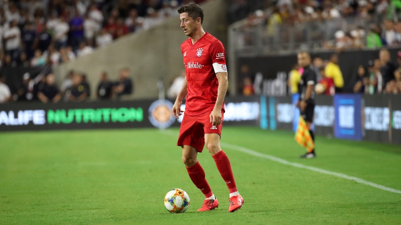 Bayern Munich striker Robert Lewandowski