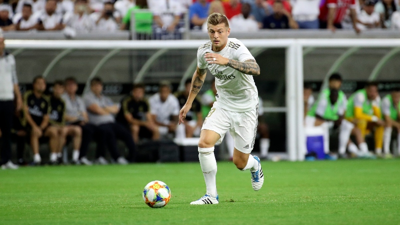 Real Madrid midfielder Toni Kroos