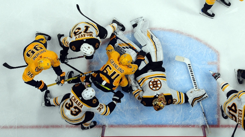 Boston Bruins goaltender Tuukka Rask