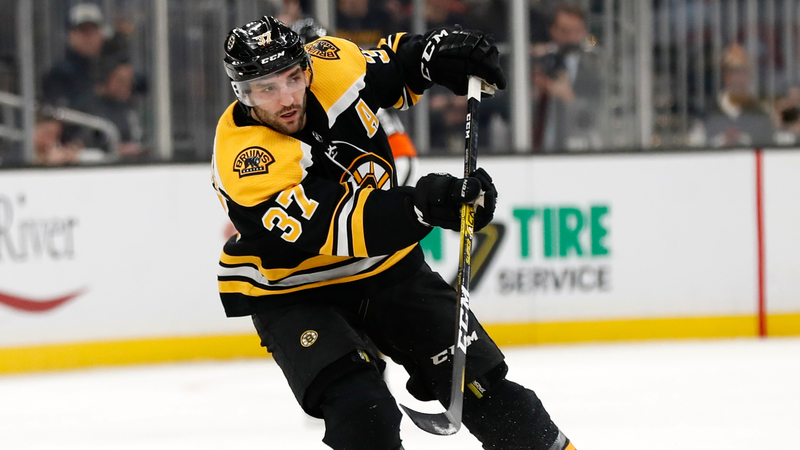 Boston Bruins' Patrice Bergeron