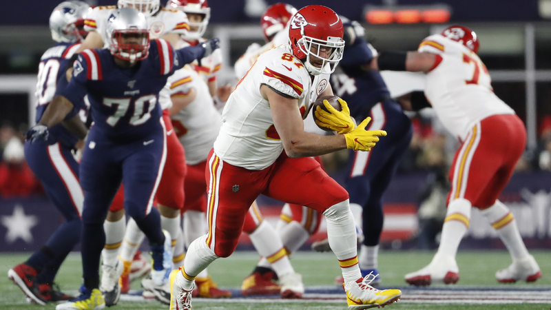 Kansa City Chiefs tight end Travis Kelce