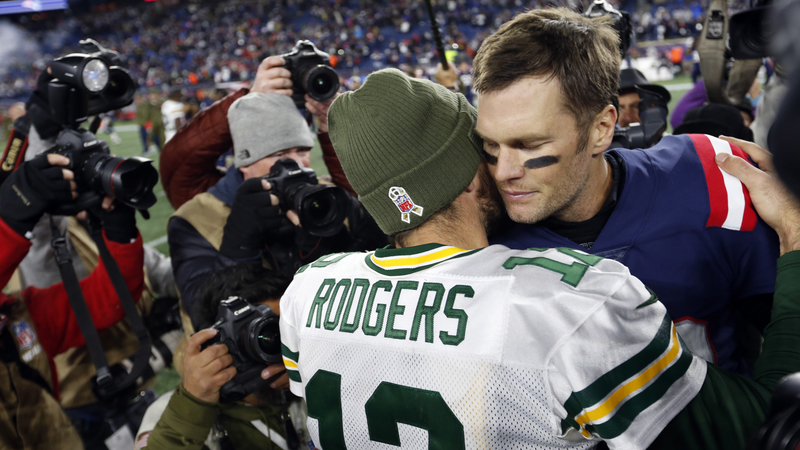 Aaron Rodgers, Tom Brady