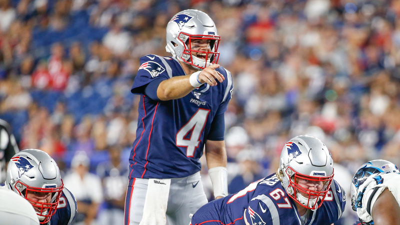 New England Patriots quarterback Jarrett Stidham