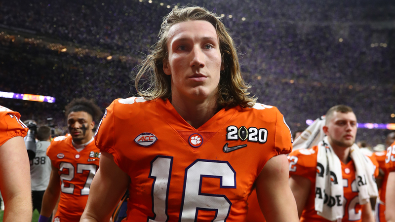 Clemson Tigers quarterback Trevor Lawrence