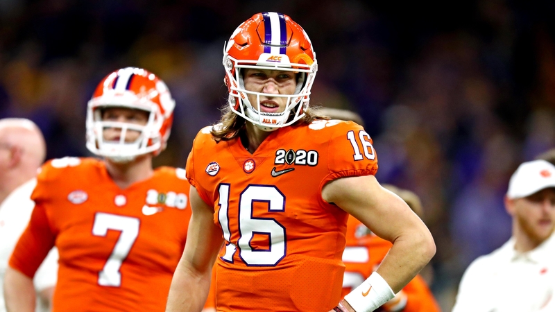 Clemson quarterback Trevor Lawrence