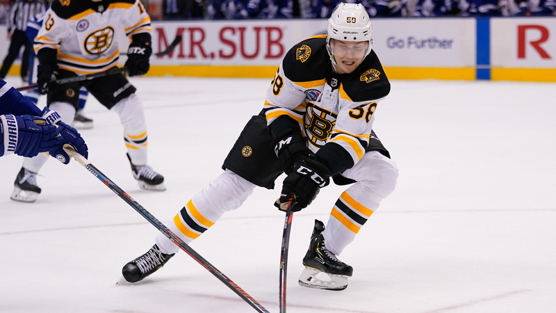 Bruins defenseman Urho Vaakanainen