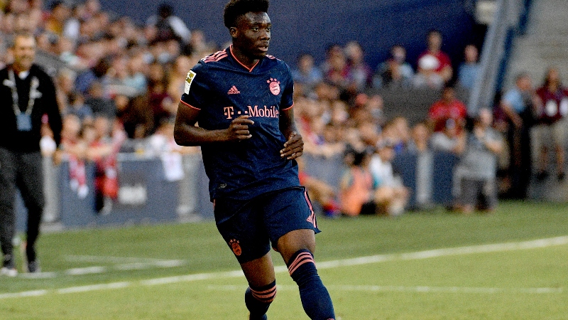 Bayern Munich defender Alphonso Davies