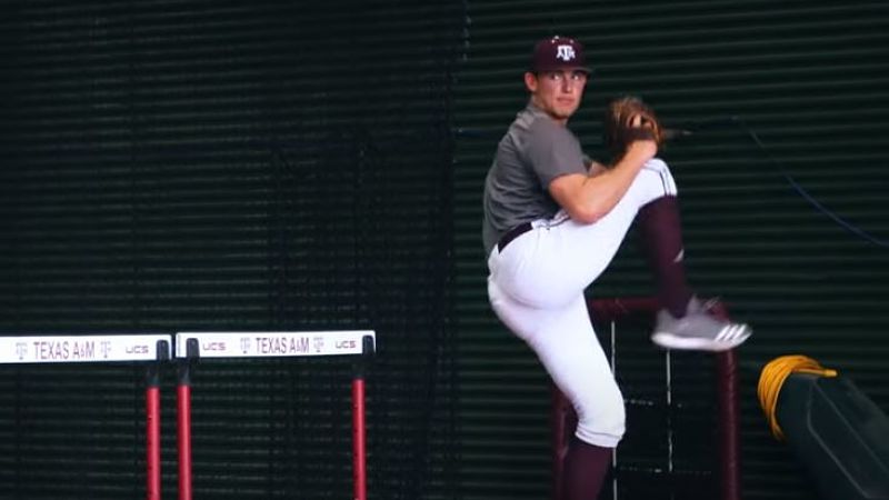 Texas A&M pitcher Asa Lacy