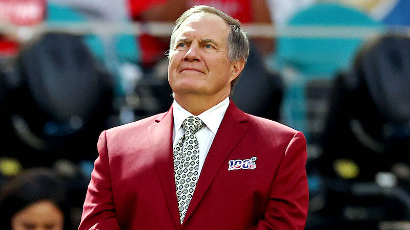 Patriots head coach Bill Belichick