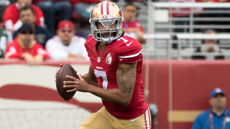 Former San Francisco 49ers quarterback Colin Kaepernick