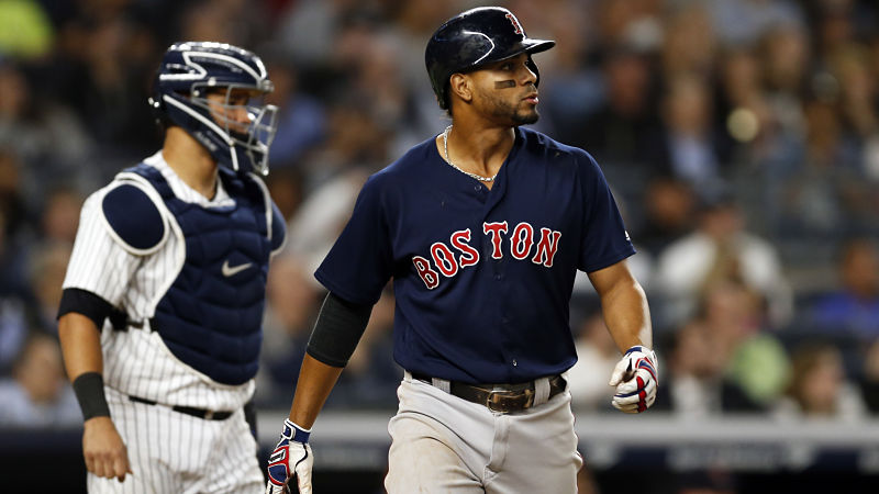 New York Yankees catcher Gary Sanchez and Boston Red Sox shortstop Xander Bogaerts