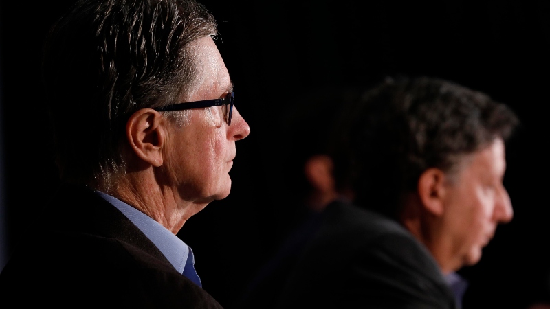 Liverpool FC owner John Henry (left) and chairman Tom Werner