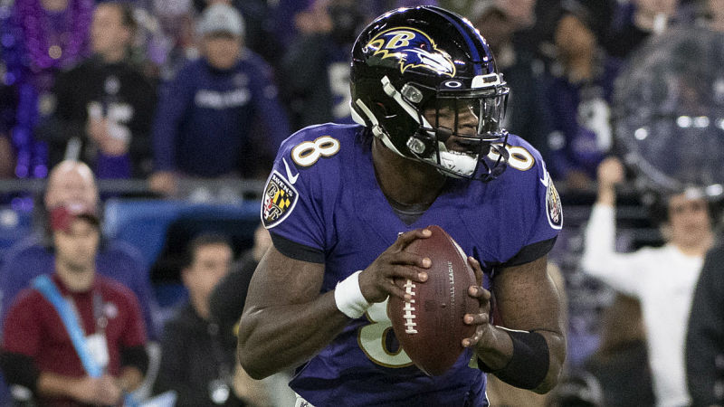 Baltimore Ravens quarterback Lamar Jackson