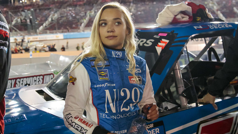 NASCAR driver Natalie Decker