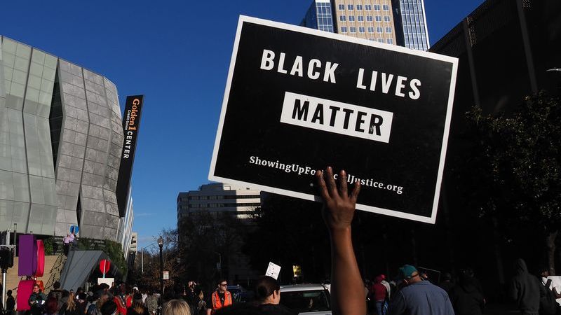 Black Lives Matter Sign NBA