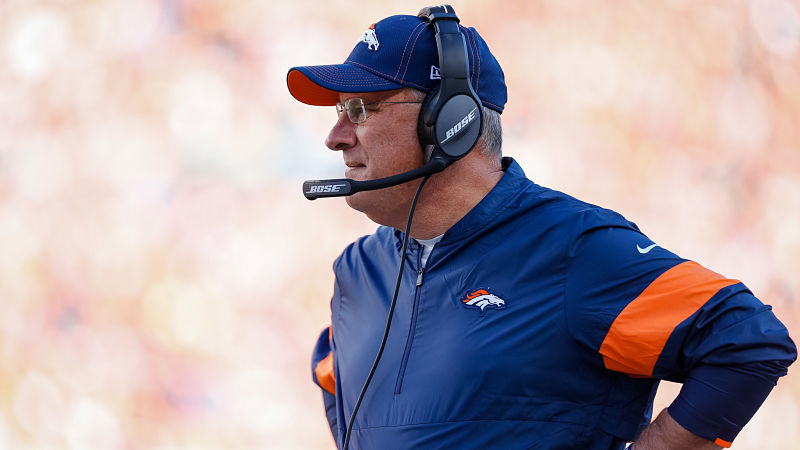 Denver Broncos head coach Vic Fangio