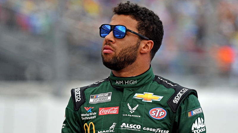 NASCAR driver Bubba Wallace