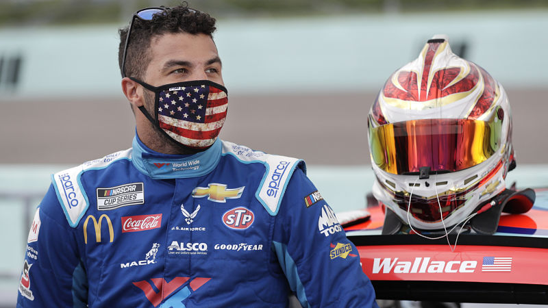 NASCAR driver Bubba Wallace