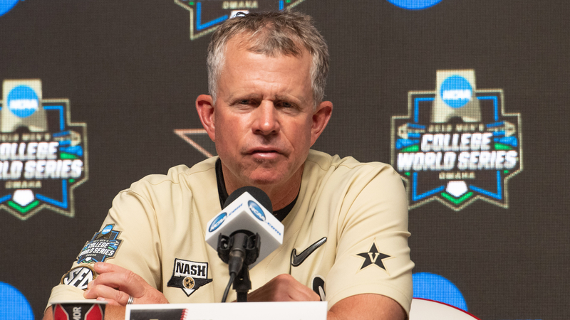 Vanderbilt Commodores head coach Tim Corbin
