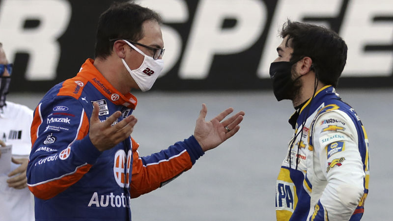 Joey Logano and Chase Elliott