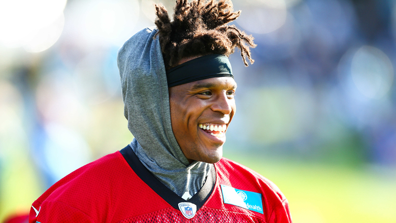 New England Patriots quarterback Cam Newton
