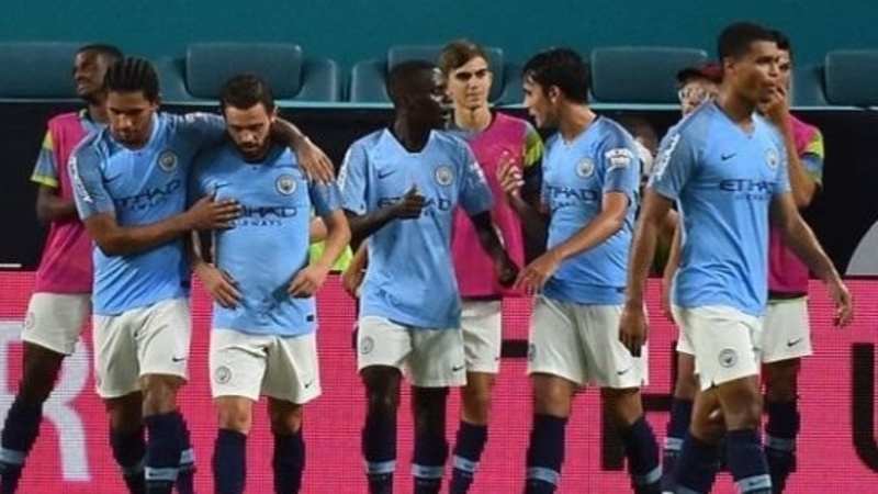 Manchester City players