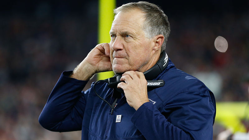 New England Patriots head coach Bill Belichick