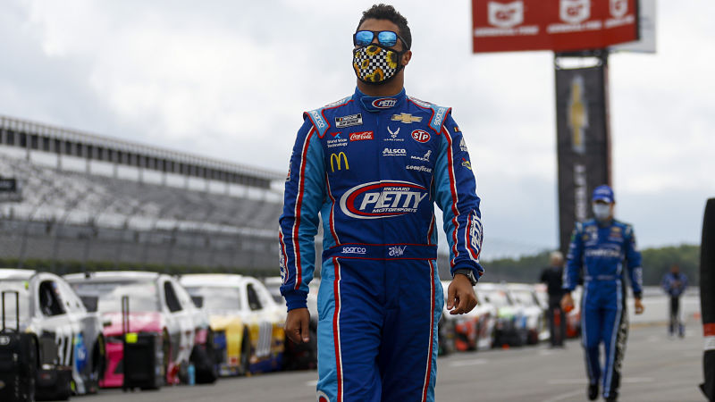 NASCAR driver Darrell Wallace Jr.