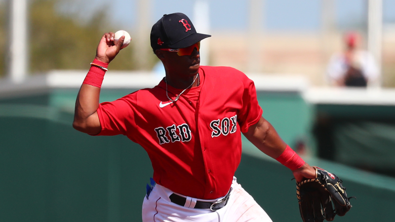 Boston Red Sox infielder Jeter Downs