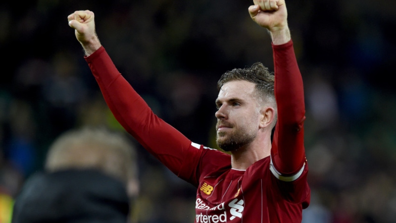 Liverpool midfielder Jordan Henderson