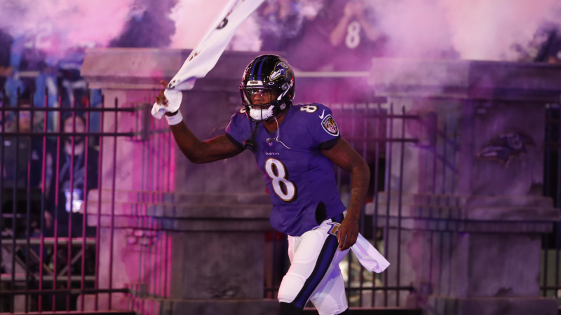 Baltimore Ravens quarterback Lamar Jackson