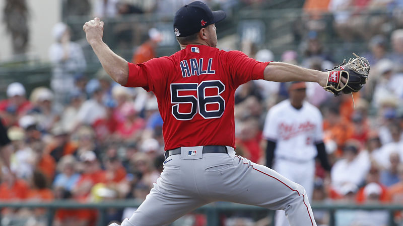 Boston Red Sox pitcher Matt Hall
