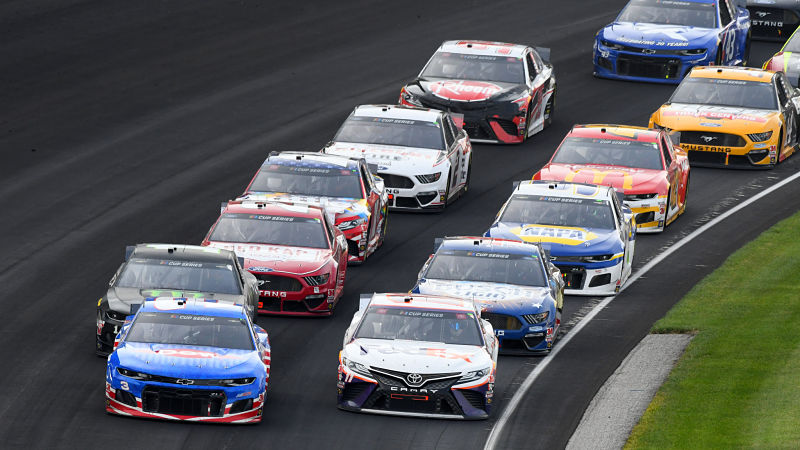 NASCAR drivers at Indianapolis Motor Speedway
