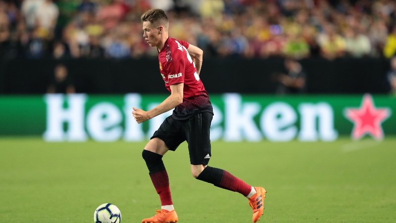 Manchester United midfielder Scott McTominay