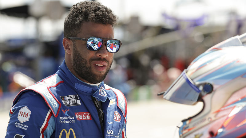 NASCAR driver Darrell Wallace Jr.