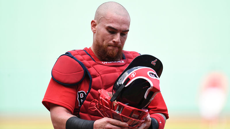 Boston Red Sox catcher Christian Vazquez