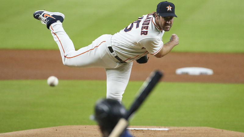 Houston Astros starting pitcher Justin Verlander